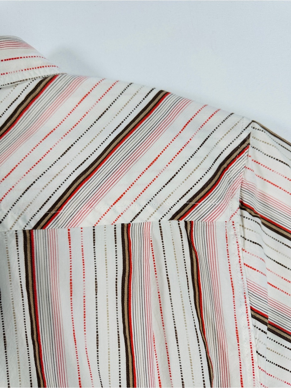 The North Face Vintage 2007 Striped Cotton Outdoor Shirt Earth Tones M - Picture 9 of 9